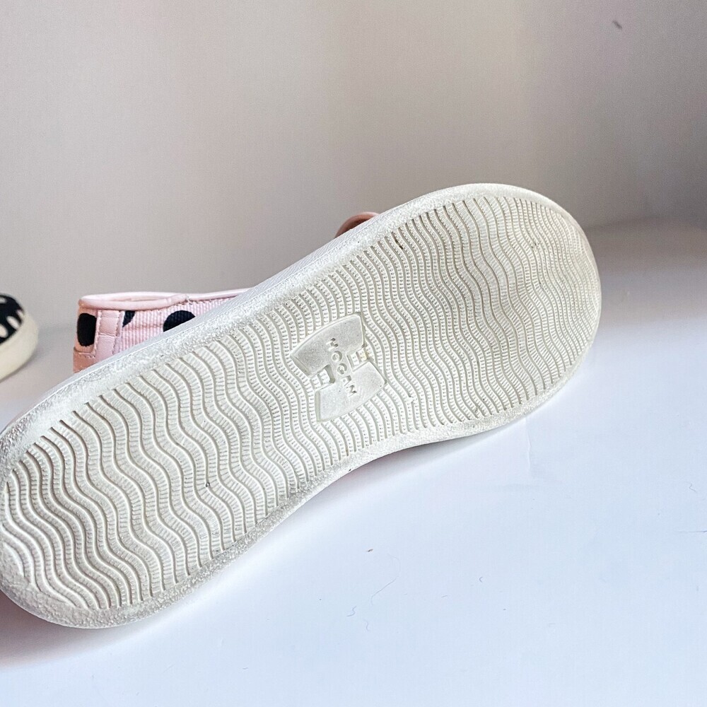 Hogan X Katie Grand Pink Polka Dot Slip on Sneakers 37 Italy - Picture 7 of 8